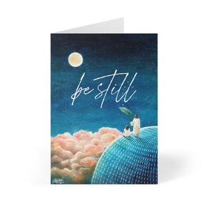 Be still (Psalm 46:10) - Greeting Cards (8 pcs) - Project Made New