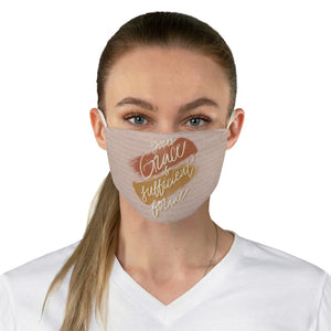 Fabric Face Mask - Your Grace is Sufficient - Project Made New