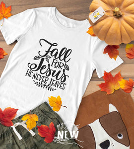 Fall For Jesus Kids Shirt