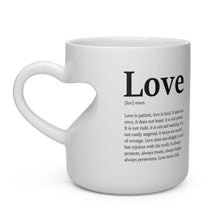 Load image into Gallery viewer, Love Definition - Heart Mug - Project Made New
