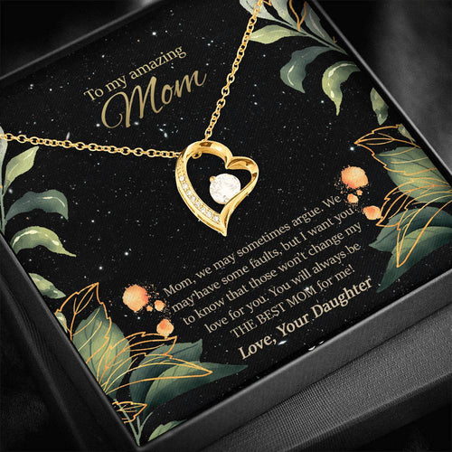 To Mom From Daughter - Heart Necklace - Project Made New