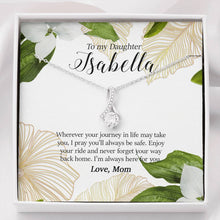 Load image into Gallery viewer, Personalized To Daughter From Mom - Alluring Necklace
