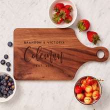 Load image into Gallery viewer, Personalized Cutting Board - Paddle - Project Made New
