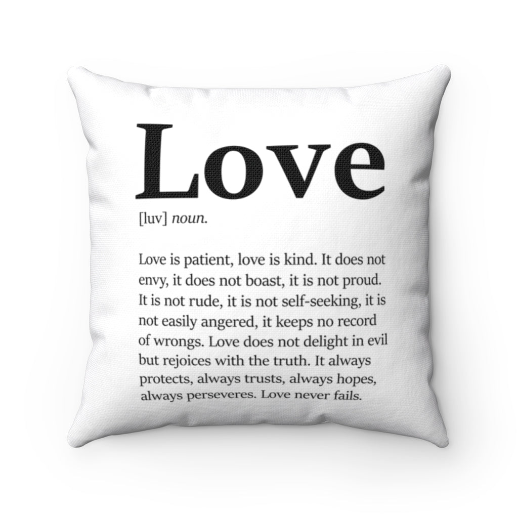 Love Definition - Pillow - Project Made New