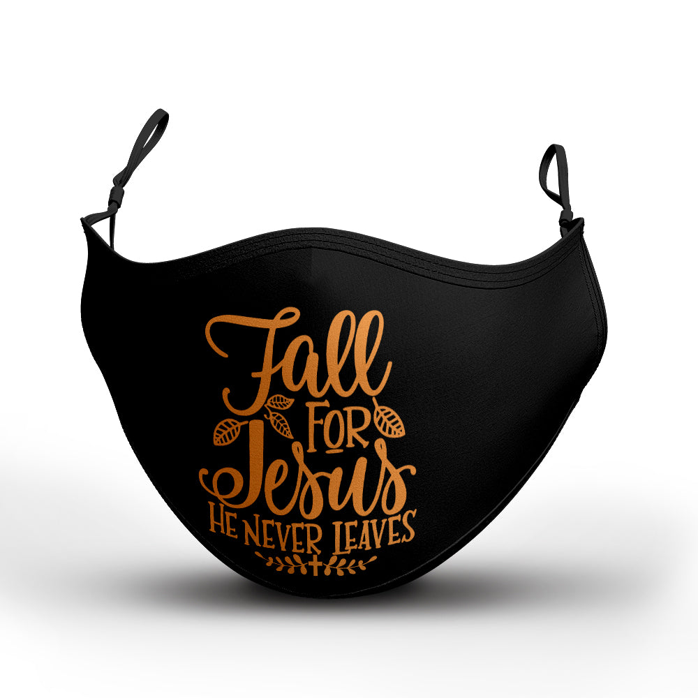 Fall for Jesus Mask With Filter Pocket