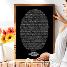 Load image into Gallery viewer, Project Made New, Customize Memorial Fingerprint Bible Verses, Sympathy Gift Christian Memorial Gift Remembrance Bereavement Condolence Keepsake Grieving gift, farewell
