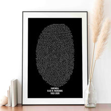 Load image into Gallery viewer, Project Made New, Customize Memorial Fingerprint Bible Verses, Sympathy Gift Christian Memorial Gift Remembrance Bereavement Condolence Keepsake Grieving gift, farewell
