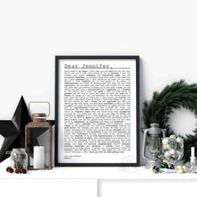 Load image into Gallery viewer, Letter from God - Custom Poster
