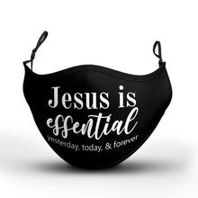 Load image into Gallery viewer, Jesus is Essential Mask With Filter Pocket
