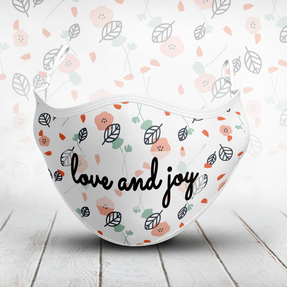 Love And Joy Mask With Filter Pocket