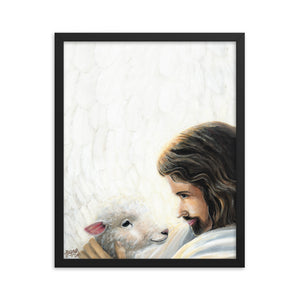 Good Shepherd (Psalm 91:4) - Framed Poster - Project Made New
