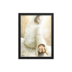 Beside me- Peace (John 14:27) - Framed poster - Project Made New