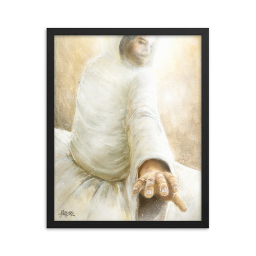 Beside me- Peace (John 14:27) - Framed poster - Project Made New