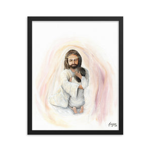 He understands (Psalm 34:18) - Framed Poster - Project Made New