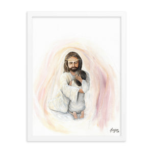 He understands (Psalm 34:18) - Framed Poster - Project Made New