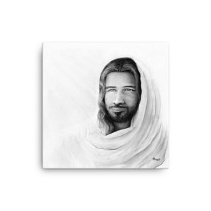 Prince of Peace (Black and White) (Isaiah 9:6) - Canvas - Project Made New