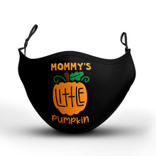Load image into Gallery viewer, Mommy Little Pumpkin Mask With Filter Pocket
