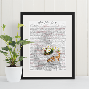 70 Bible Verses on Identity God's Beloved - Personalized Poster