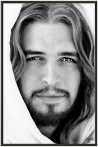 Christ Portrait - Metal Framed Poster