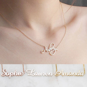 Personalized Name - Necklace - Project Made New