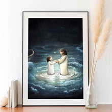 Load image into Gallery viewer, Walking On Water (Matthew 14:27) - Poster
