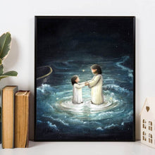 Load image into Gallery viewer, Walking On Water (Matthew 14:27) - Poster
